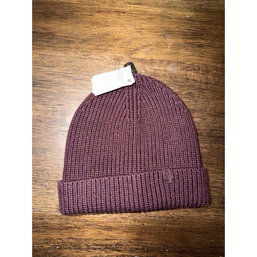 Lululemon Close-Fit Beanie Wool-Blend Ribbed Knit Hat Unisex One Size GNPL NEW
